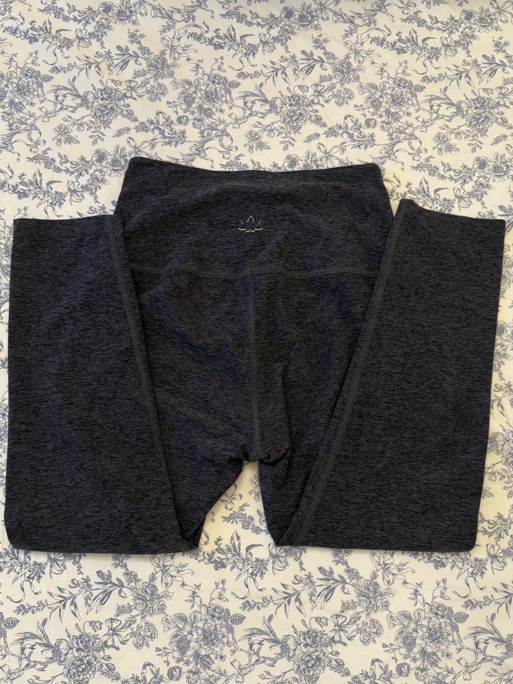 Beyond Yoga Heathered Dark Charcoal High-Rise Leggings